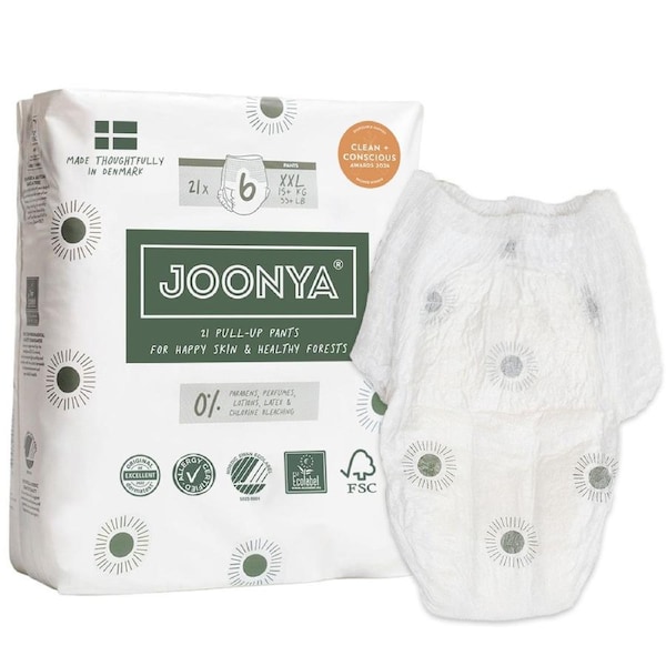 Joonya Pull-Ups - Single Bag Size 6 - XXL (15+ kg) - 1 Bag of 21