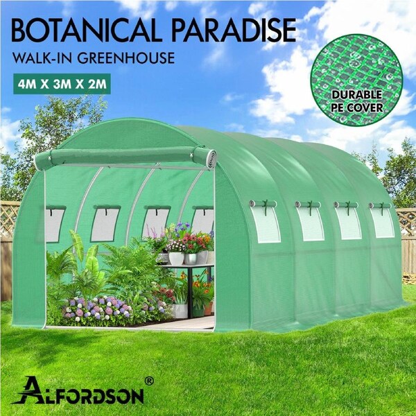 ALFORDSON Greenhouse Dome Shed Walk-in Tunnel Plant Garden 3x2x2m