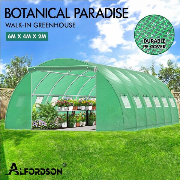 ALFORDSON Greenhouse Dome Shed Walk-in Tunnel Plant Garden 4x3x2m