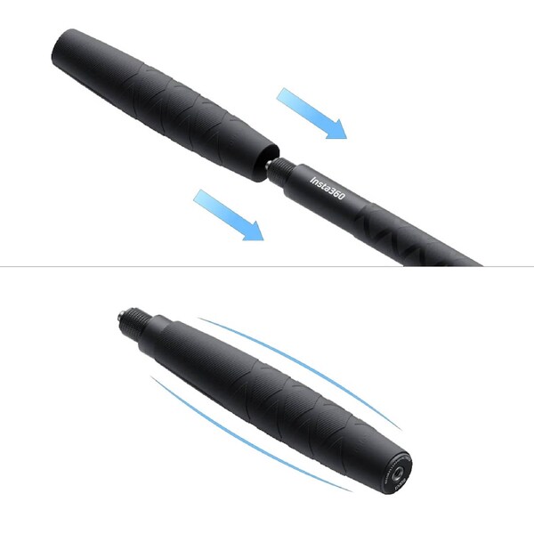 Insta360 85cm Invisible Selfie Stick - Black Black