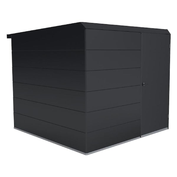 Stratco Handi-Pod Hinged Door Garden Shed HP2 2170mm x 2285mm x 2040mm Gun Metal Grey Gun Metal Grey / HP2 2170mm x 2285mm x 2040mm