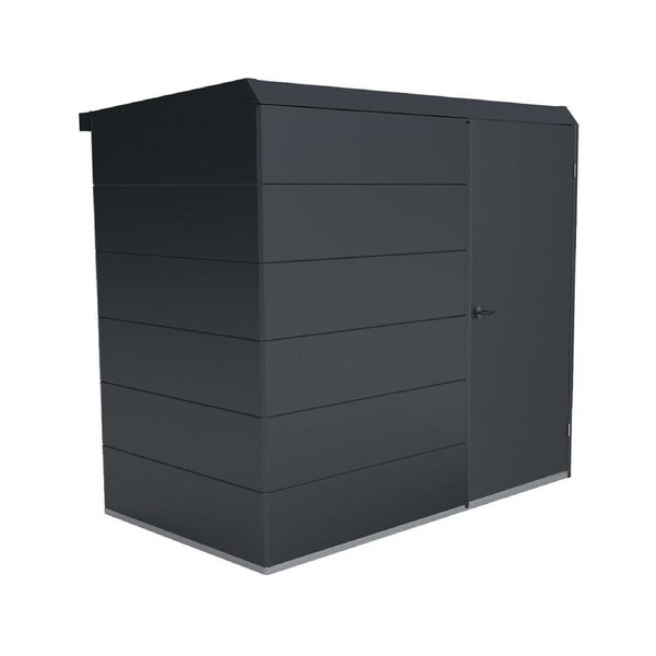 Stratco Handi-Pod Hinged Door Garden Shed HP1 2170mm x 1410mm x 2040mm Gun Metal Grey Gun Metal Grey / HP1 2170mm x 1410mm x 2040mm