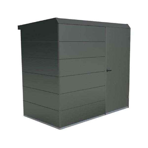 Stratco Handi-Pod Hinged Door Garden Shed HP1 2170mm x 1410mm x 2040mm Slate Grey Slate Grey / HP1 2170mm x 1410mm x 2040mm