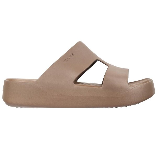 Crocs Women's Getaway Platform H-Strap Sandals Latte US Women's 11