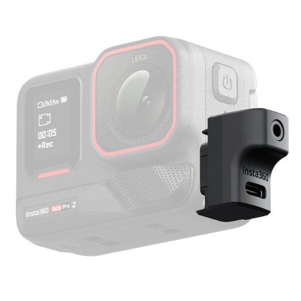 Insta360 Mic Adapter for Ace Pro 2/Ace Pro Black
