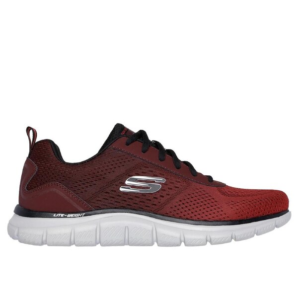 Skechers Men's Track Ripkent Sneakers Red/Black US Men's 13
