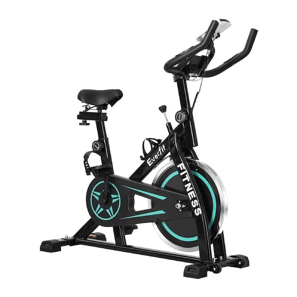 Everfit Spin Bike Exercise Bike Fitness Home Gym 100kg-150kg Capacity 98 cm x 43.5 cm x 103 cm