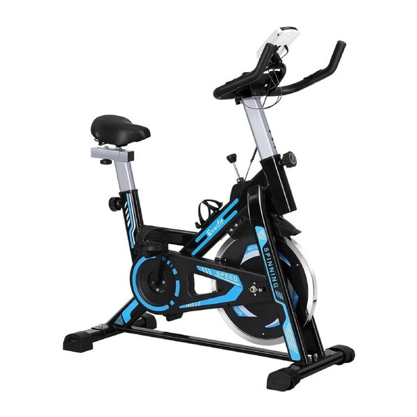 Everfit Spin Bike Exercise Bike Fitness Home Gym 100kg-150kg Capacity 101 cm x 49 cm x 121.5 cm