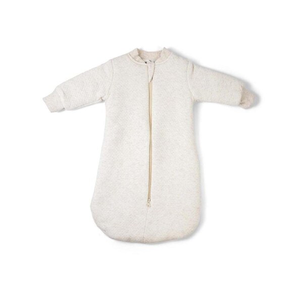 Baby Studio Infant Soft Sleeping Bag w/Arms Oatmeal/Jungle Cotton 3.0 Tog Large