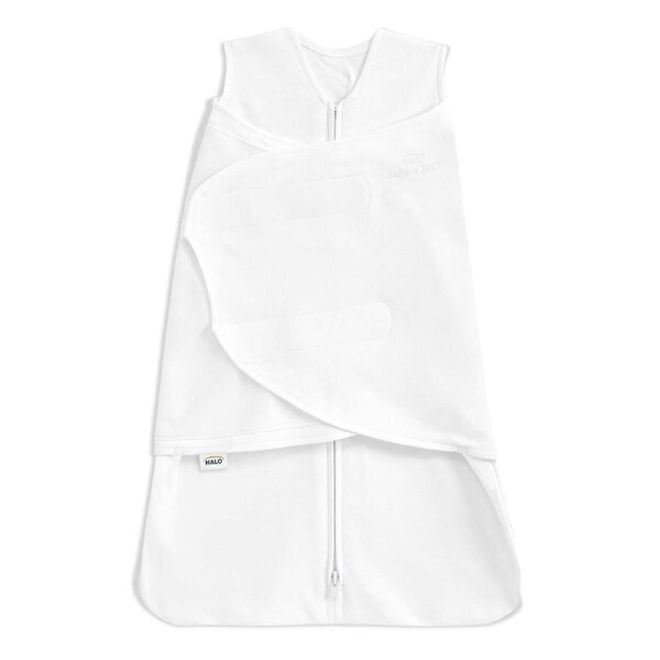 Halo Infant Soft Sleepsack White Cotton Baby/Newborn 1.5 Tog 3-6M