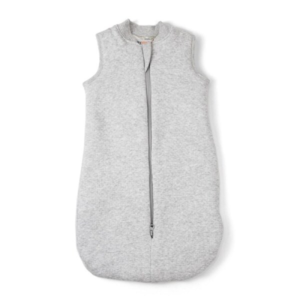 Baby Studio Infant Soft Sleeveless Sleeping Bag Grey Lines Cotton 2.5 Tog L