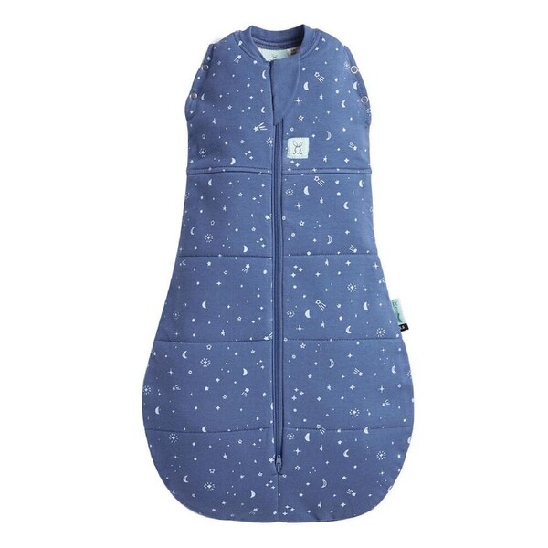 Ergopouch Cocoon Baby Organic Cotton Swaddle Bag TOG: 2.5 Night Sky 3-6 Months