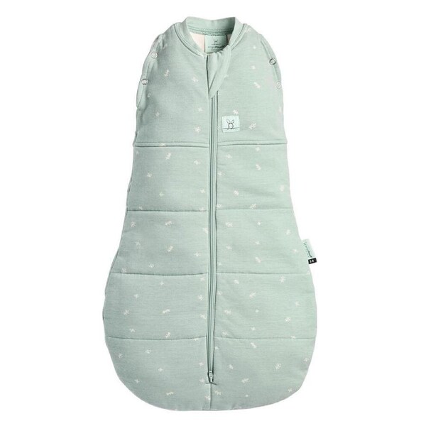 Ergopouch Cocoon Baby/Newborn Organic Cotton Swaddle Bag TOG:2.5 Sage 3-6 Months