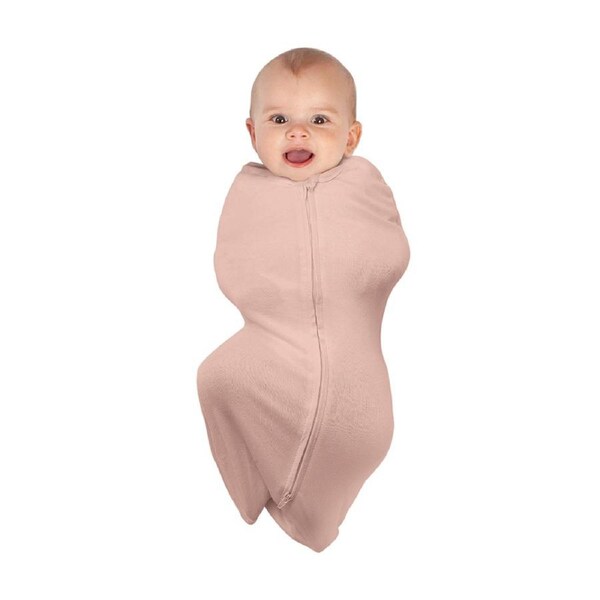 Baby Studio Infant Soft Swaddle Pouch Dusty Pink Breathable Bamboo 0-3M