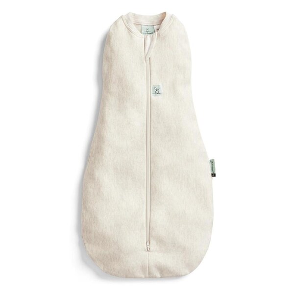 Ergopouch baby/Infant Cocoon Swaddle Bag Tog 0.2 Oatmeal Marle 6-12 Months