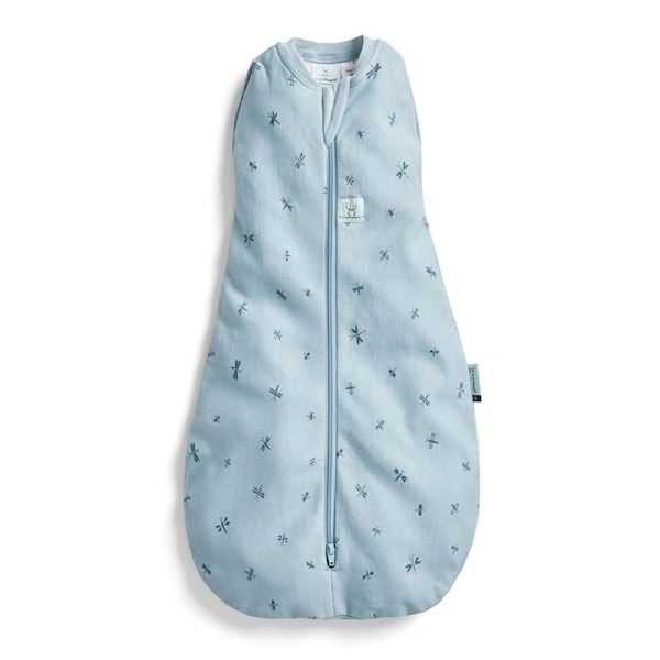 Ergopouch baby/Infant Cocoon Swaddle Bag Tog 0.2 Dragonflies 6-12 Months