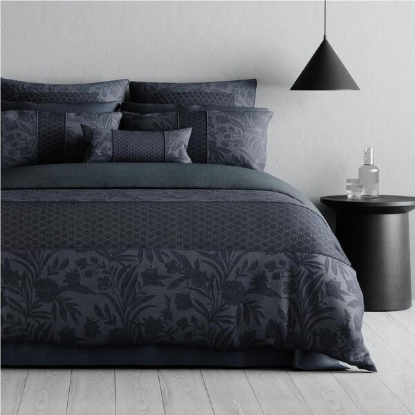 Sheridan Erena Quilt Cover Set - in Gunmetal gunmetal / King