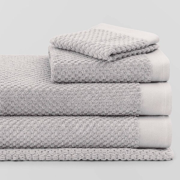 Sheridan Patterson Towel Range - in Silver Silver / Bath Mat