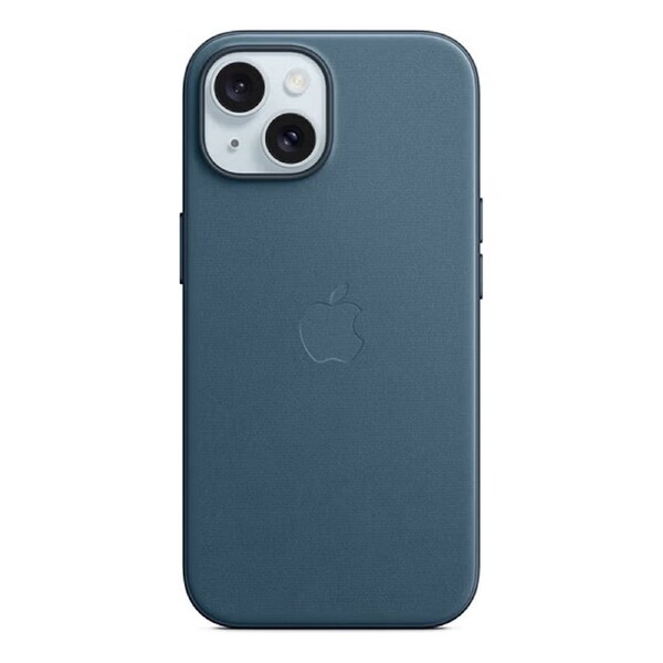 Apple iPhone 15 FineWoven Case with MagSafe MT3G3FE/A - Pacific Blue Blue