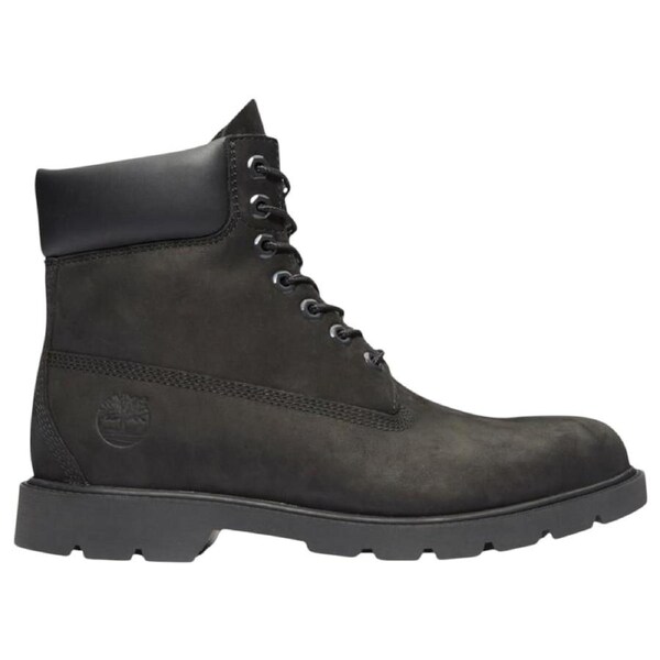Timberland Mens 6-Inch Black Nubuck Classic Waterproof Boots Black Nubuck / 8.5 US