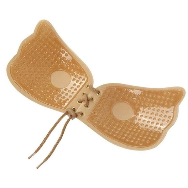 Silicone Adhesive Strapless Bra Push Up Stick On Backless Adjustable Bra Cup Size A Nude Nude / A