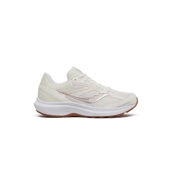 Saucony Womens Cohesion 17 Sneakers Shoes Runners in Pearl/Gum US 6.5