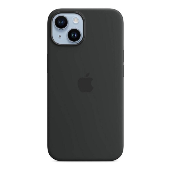 Apple iPhone 14 Plus Silicone Case w/MagSafe MPT33FE/A - Midnight Black