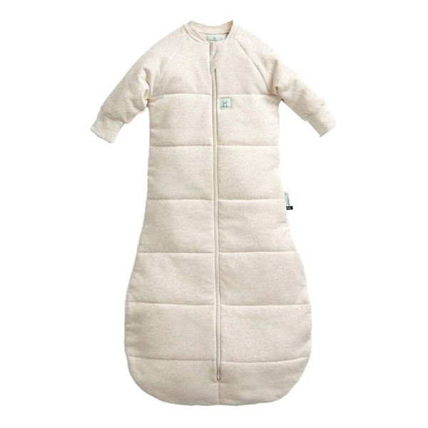 Ergopouch Long Sleeved Jersey Sleeping Bag 2.5 TOG Rated - Oatmeal Marle 8-24