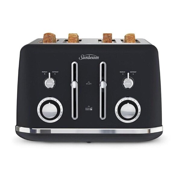 Sunbeam Black KE2800K Kettle & TA2740K Toaster Bundle ALL