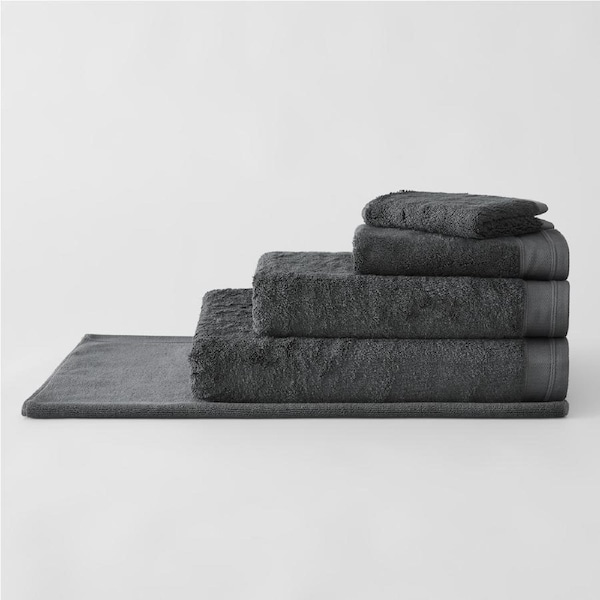 Sheridan Supersoft 680GSM Towel Packs Anthracite Grey 2 Pack Bath Towels