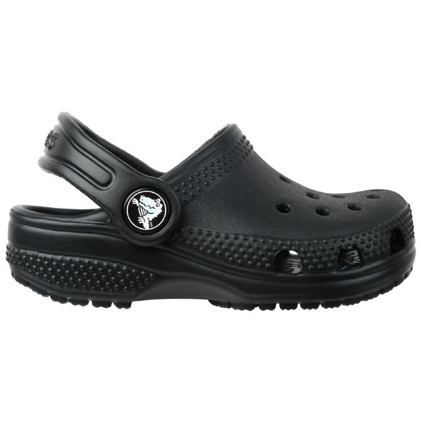 Crocs Unisex Toddlers Classic Clog Black US C7