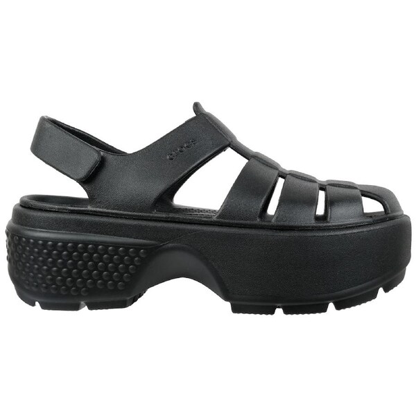 Crocs Women's Stomp Fisherman Sandal Black (US W6-W10) US M6/W8