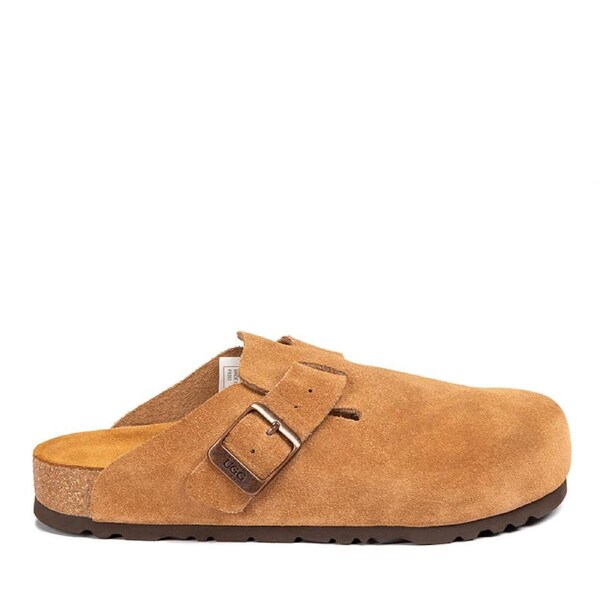 UGG Slip-on Flat Sandals Tan / US WOMEN 14 / US MEN 13 / AU LADIES 14 / AU MEN 12 / EU 44 / UK 12