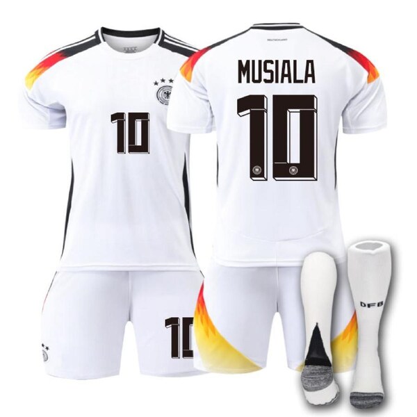 Nevenka Germany Home MUSIALA #10 Jersey for Kids Adult 3 Pcs Soccer Outfits S