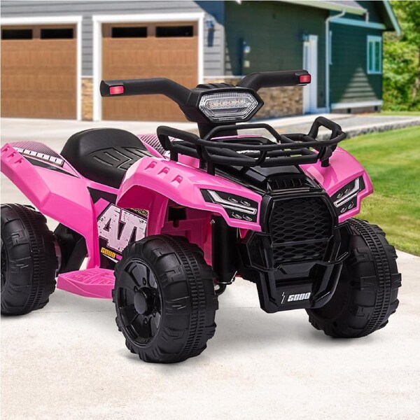 Mazam Kids Ride On Car Electric ATV Bike Vehicle Toy for Toddlers Rechargeable Pink