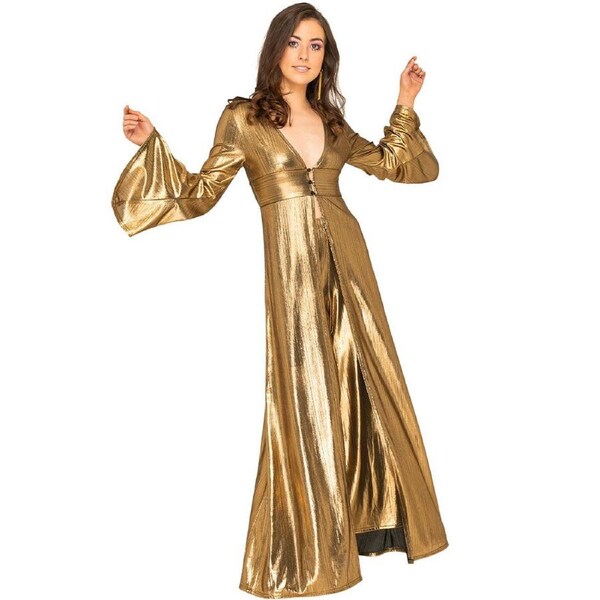 Studio 54 Stunner 70s Womens Duster Jacket Medium