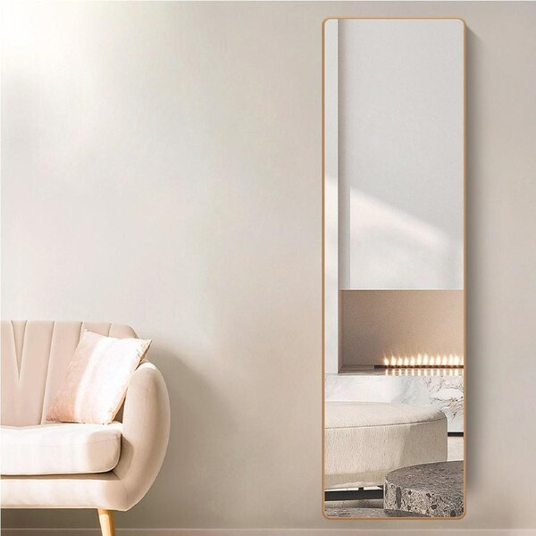 Yezi Full Length Mirror Wall Mounted Hanging Dressing Mirror Home Decor Bedroom 150x40cm