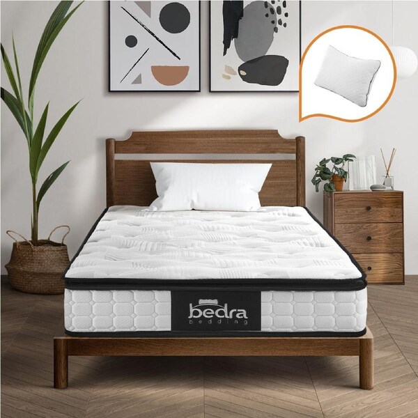 Bedra Double Mattress King Single Queen King Bonnell Spring Cool Gel with Pillow King Single