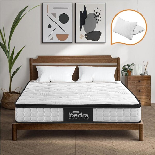 Bedra Double Mattress King Single Queen King Bonnell Spring Cool Gel with Pillow Double