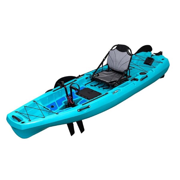 Outdoor360 Modular Pedal Drive Fishing Kayak Canoe Boat Saltwater or Freshwater Blue