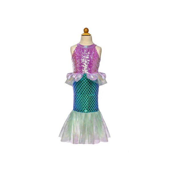 Great Pretenders Mermaid Sea Princess Dress Up Sparkle Costume Kids/Girls 3y+ 5-6