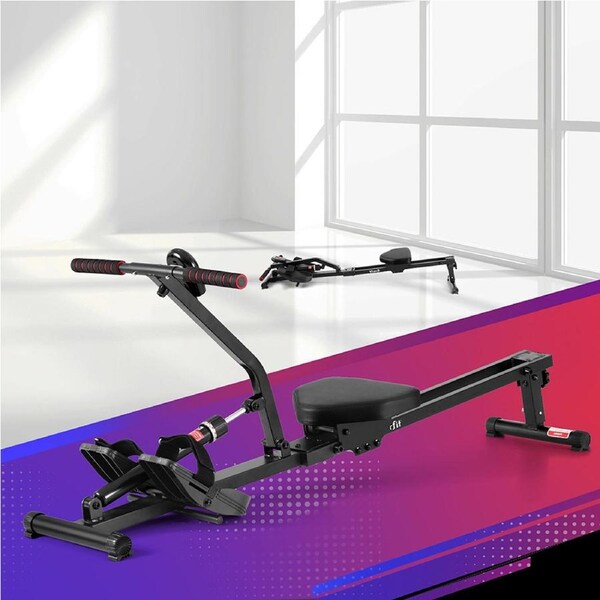 Everfit Rowing Machine Rower Resistance Exercise Fitness Gym Hydraulic Magnetic Model 3