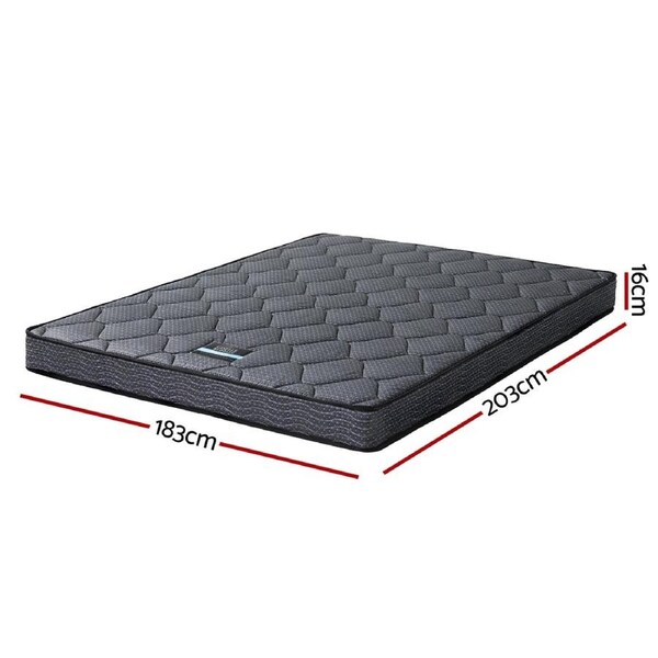 Giselle Mattress Queen Double King Single Bed Euro Top Pocket Spring Firm Foam 16cm Serena Series-King
