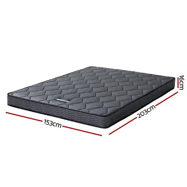 Giselle Mattress Queen Double King Single Bed Euro Top Pocket Spring Firm Foam 16cm Serena Series-Queen