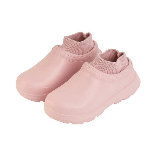 Annabel Trends Gummies Sherpa Lined Winter Soft Slip-On Garden Shoes Pink 11