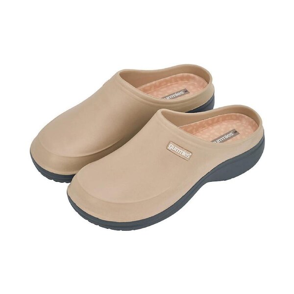 Annabel Trends Gummies Memory Foam Clog Slip-On Gardening Outdoor Footwear Taupe 40