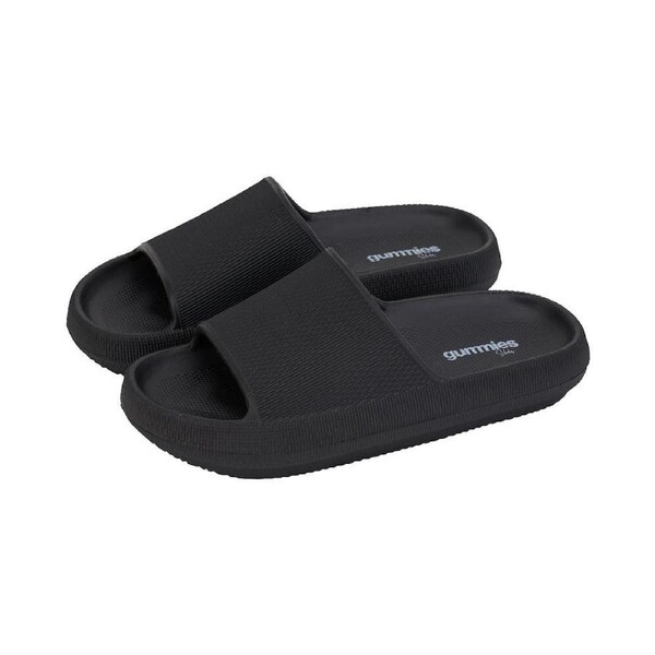 Annabel Trends Gummies Comfy Slip-On Gardening Slides Outdoor Footwear Black 39