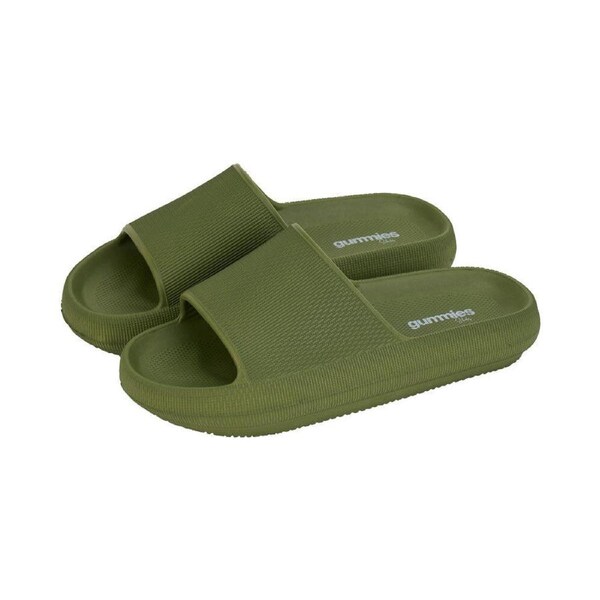 Annabel Trends Gummies Comfy Slip-On Gardening Slides Outdoor Footwear Olive 38