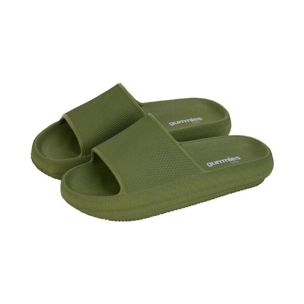 Annabel Trends Gummies Comfy Slip-On Gardening Slides Outdoor Footwear Olive 40