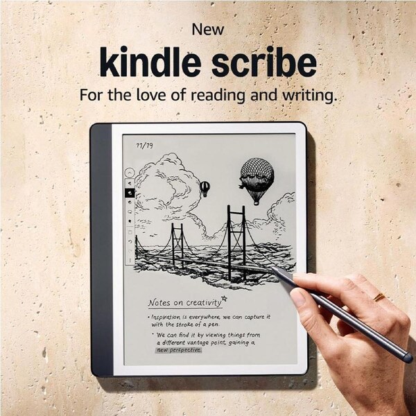 Kindle Scribe 32GB with Premium Pen (2024) - Tungsten Grey Grey